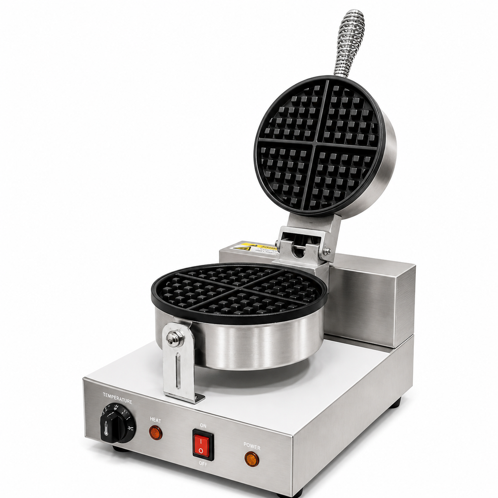 comercial waffle maker single plate