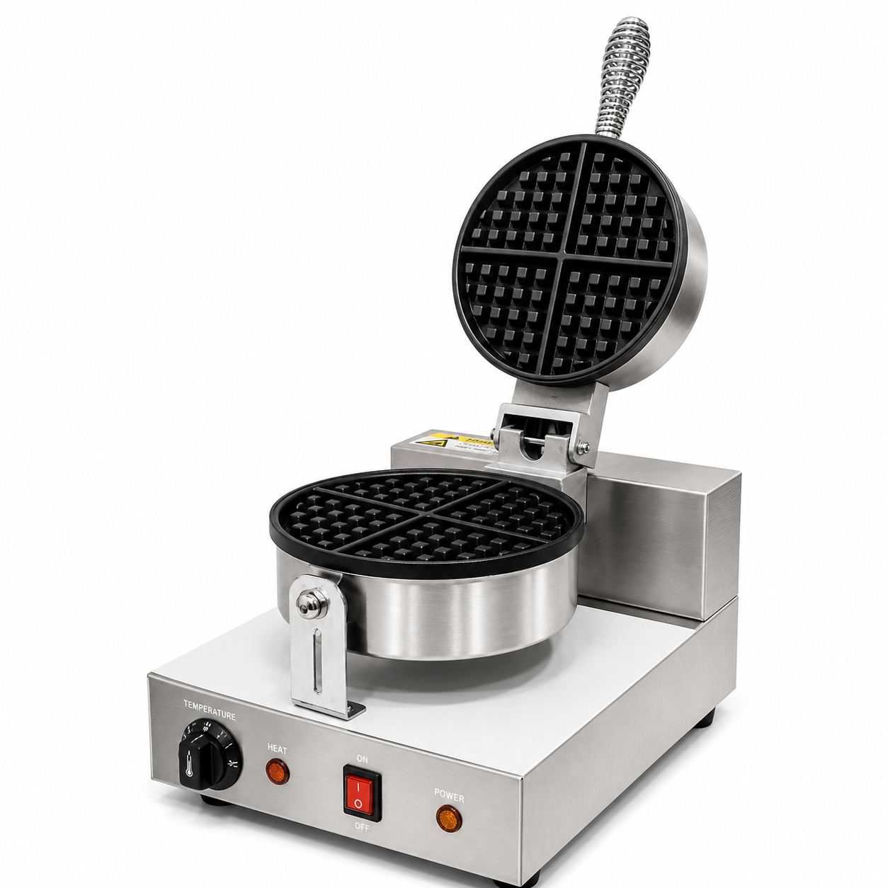 comercial waffle maker single plate