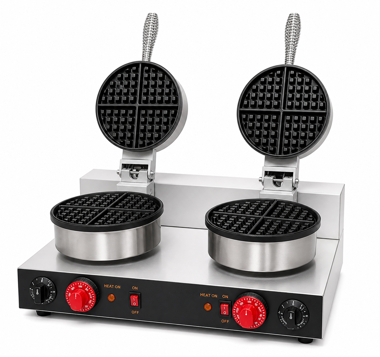 comercial waffle maker single plate