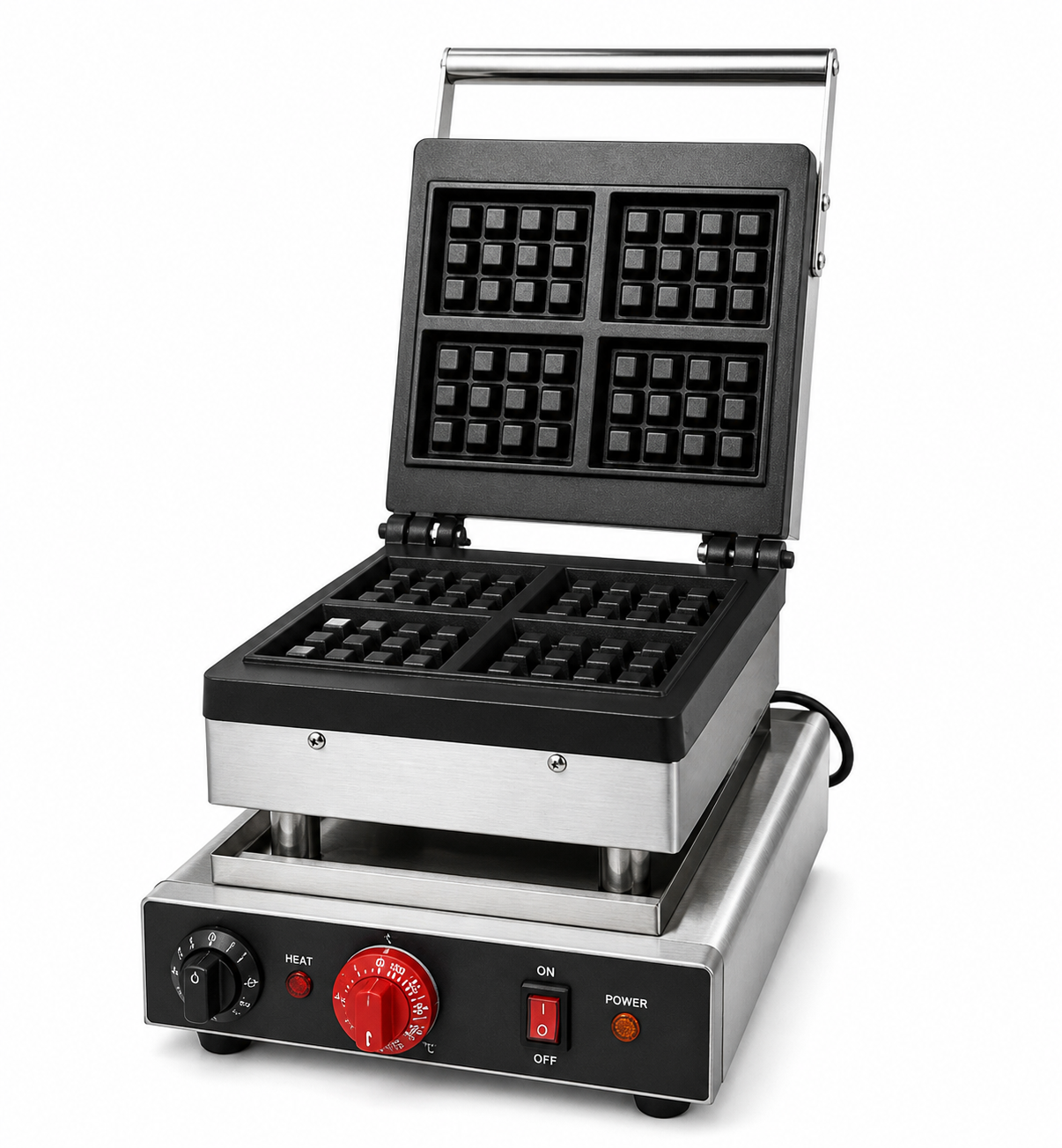comercial waffle maker single plate