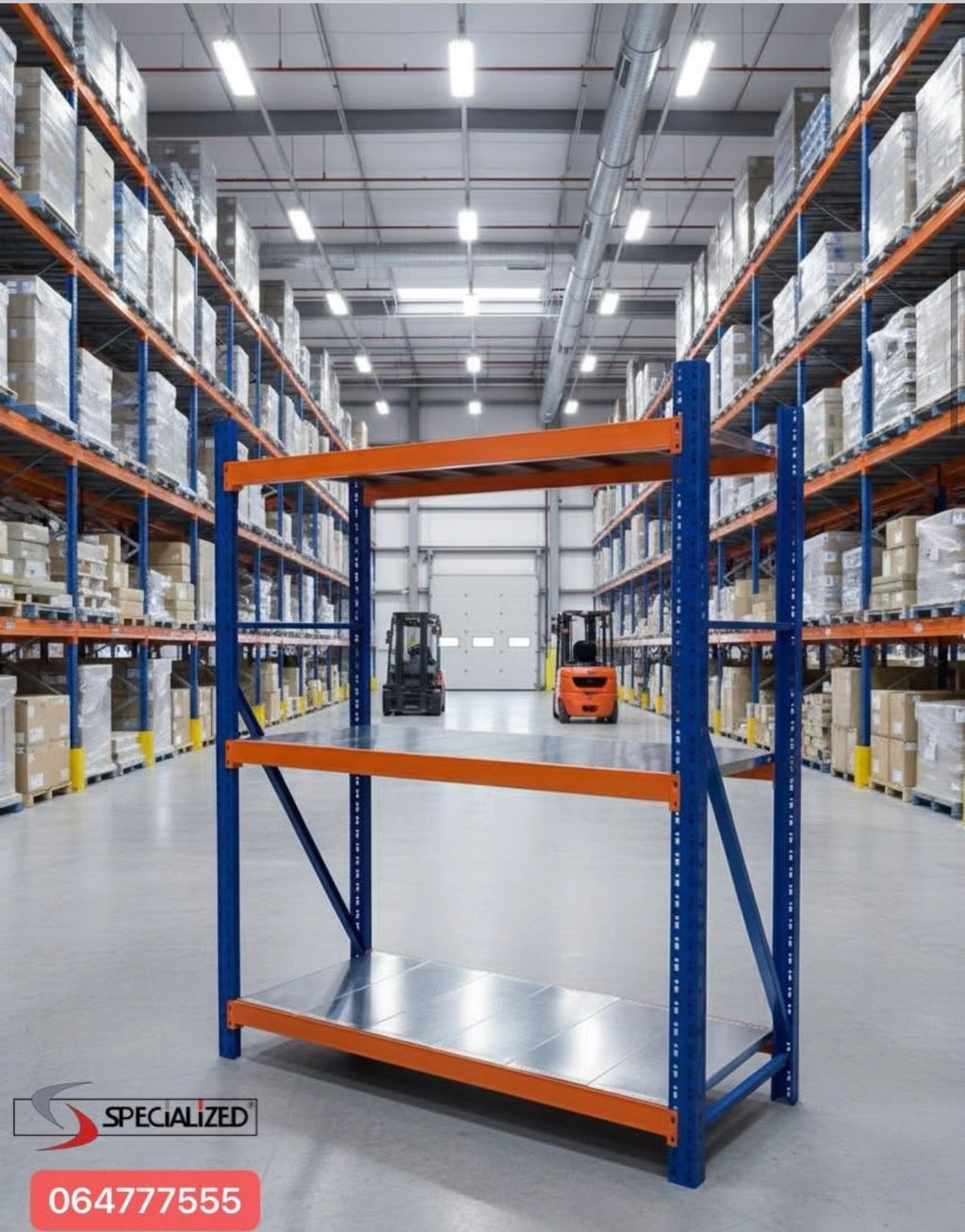 Heavy-Duty Storage Rack – 3 Levels